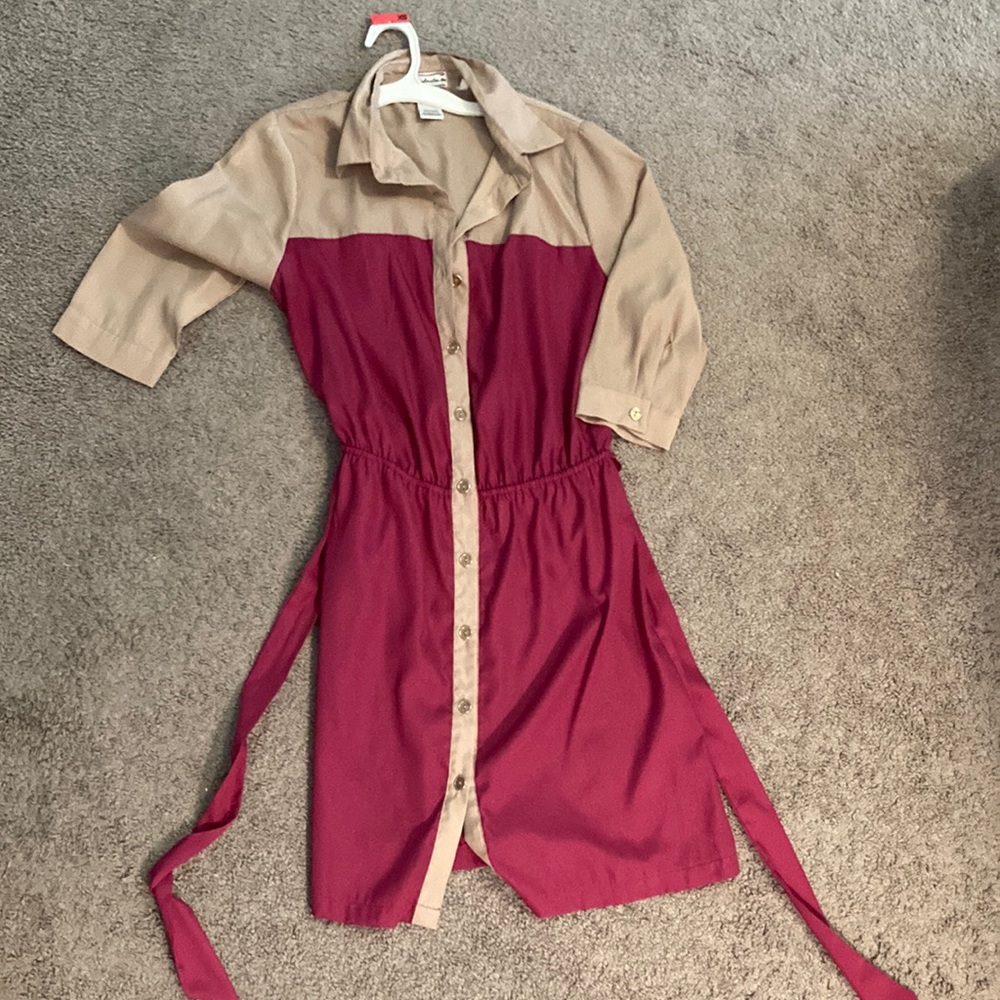 Two tone dress.